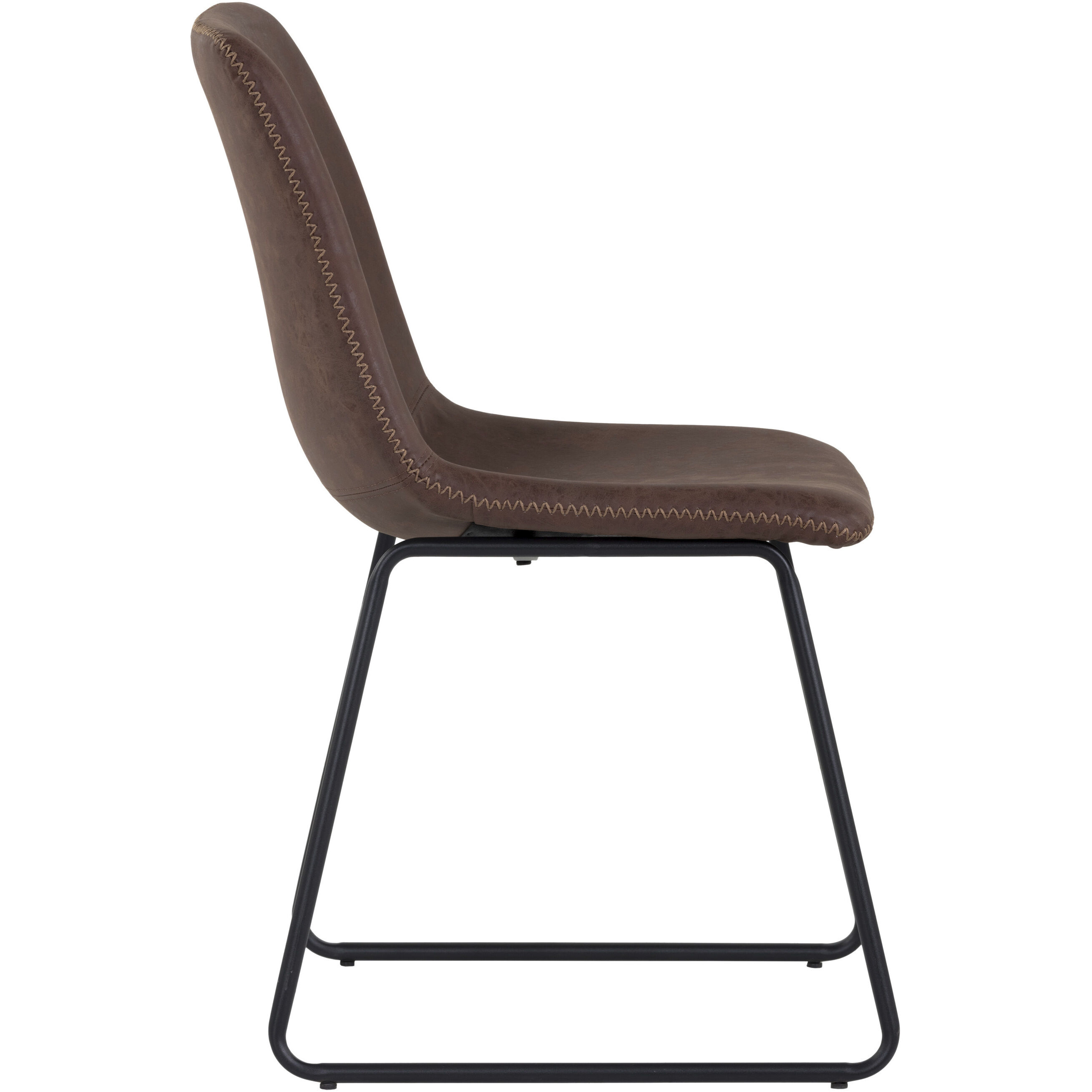 Cal Antique Brown Dining Chair, Set Of 2